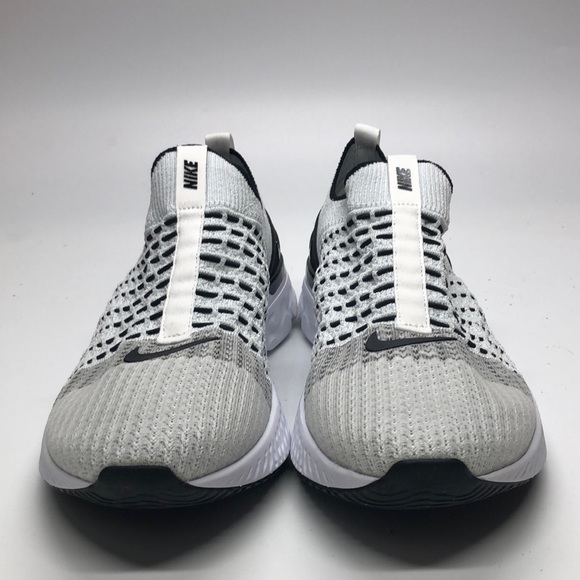 Mens Nike React Phantom Run FK2 White/Black CJ0277-100 NWOB - Picture 3 of 5